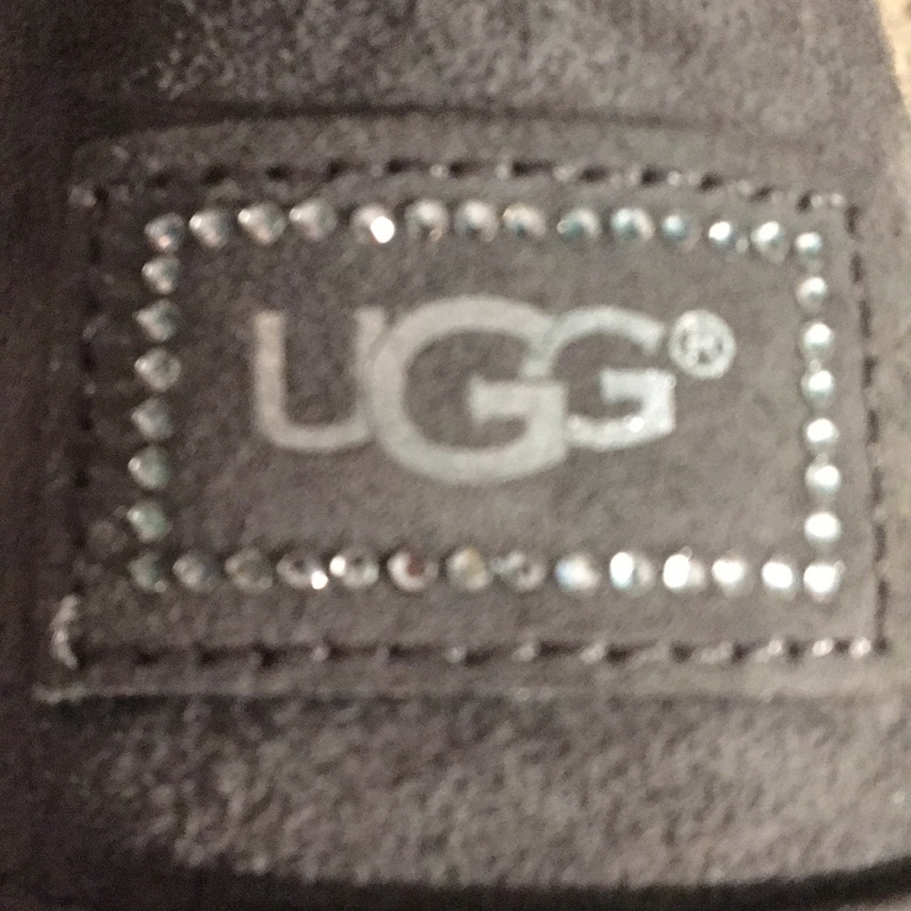 Gray, gently used UGG short boots size 9